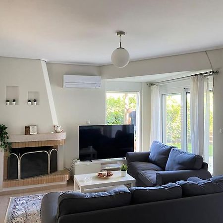 Cozy 2 Room Apartment With Garden Near Athens Air-Port Artemida  Luaran gambar